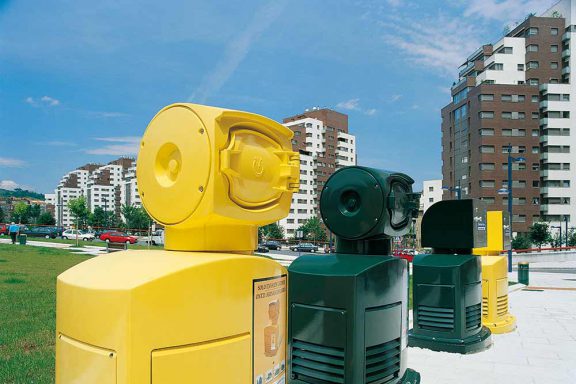 Sistema neumático de recogida de basuras