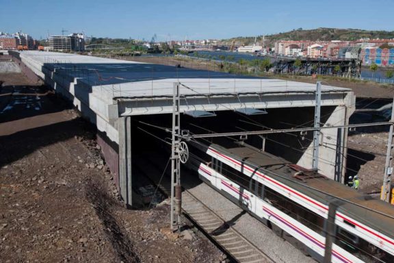 Cubrimiento de la línea de Adif