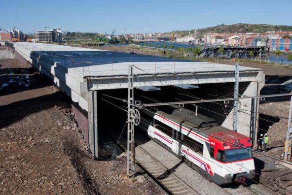 Cubrimiento de la línea de Adif